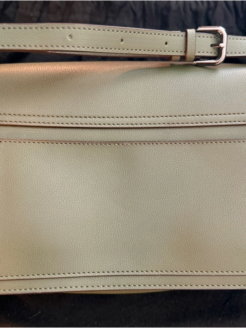 Angela Roi Dark Olive Green Crossbody Bag